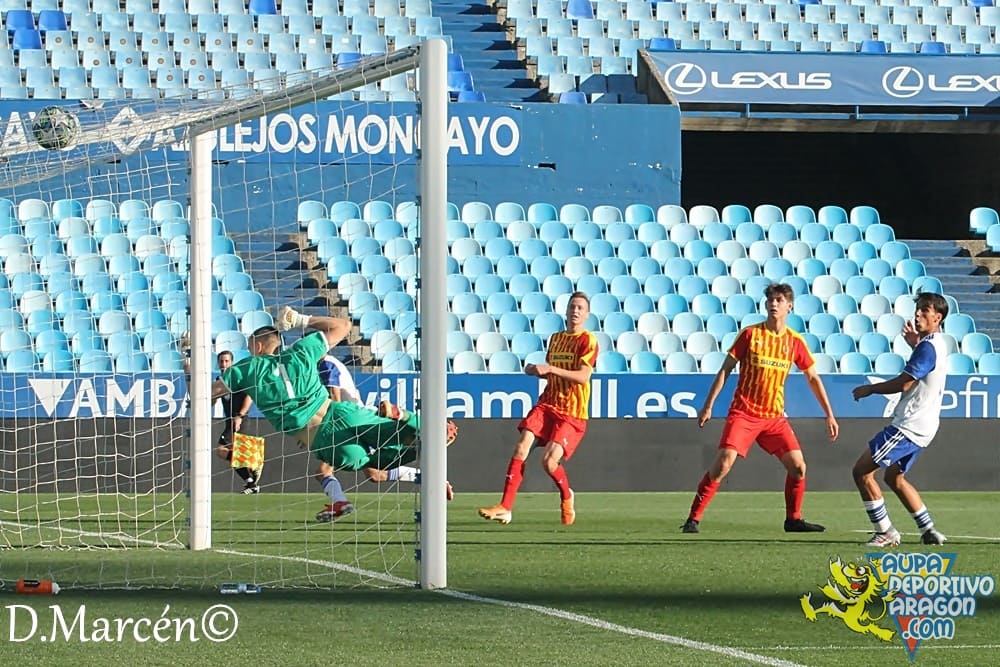UEFA Youth League | Crónica | Debut con victoria en una tarde histórica en La Romareda